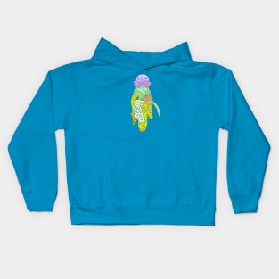 Swirly Ice Cream Banana Kids Hoodie